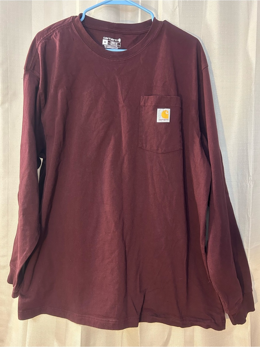 Carhartt Men's Loose Fit Heavyweight Long-Sleeve Pocket T-Shirt